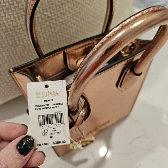 NWT- Michael Kors Mercer XS NS Shopper- Primrose - Picture 8 of 8